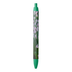 Lila Tulips Pen Green Kugelschreiber