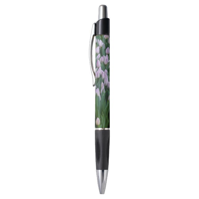 Lila Tulips Pen Kugelschreiber (Oberseite (Vertikal))