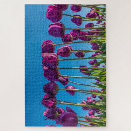 Lila Tulips Puzzle