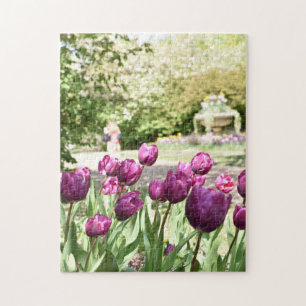 Lila Tulips Regent's Park Blume London England Puzzle