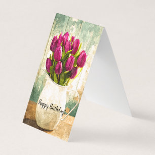 Lila Tulips, Spring Bouquet
