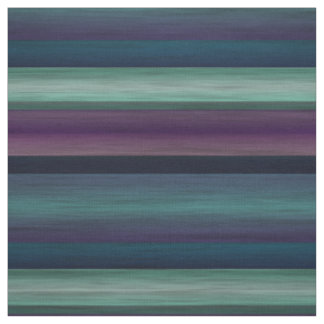 Lila Türkis Blau Grün Aquarellstreifen Muster Stoff
