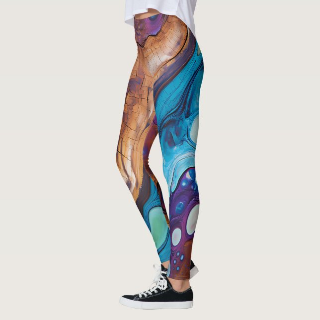 Lila Türkische Leggings (Links)