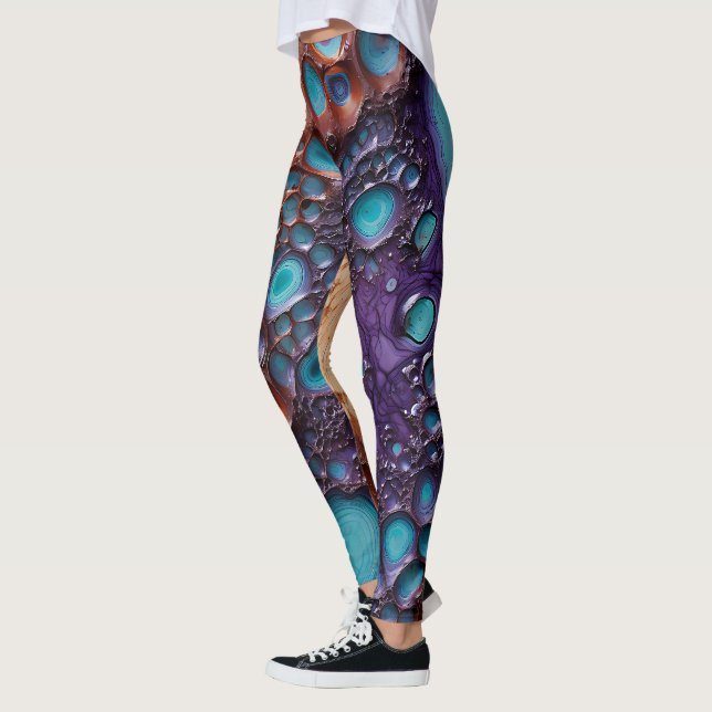 Lila Türkische Leggings (Links)