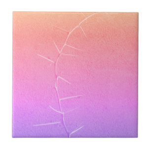 Lila Twig-Beton-Fieberbaum Fliese