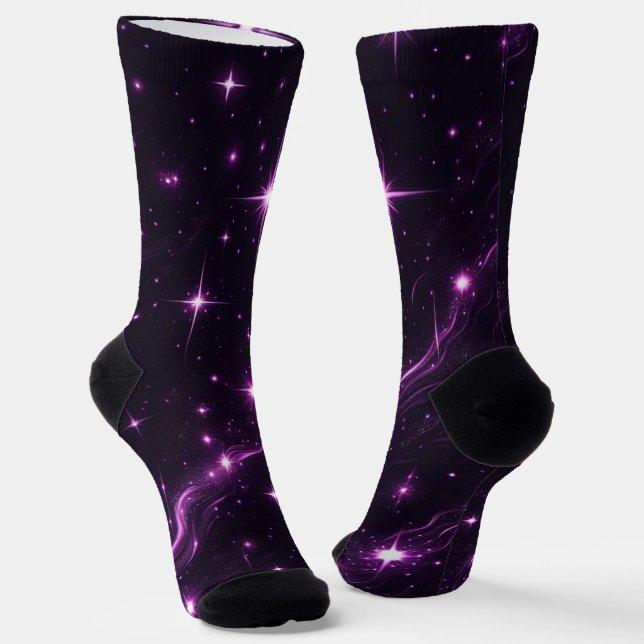 Lila Twilight Socken (Gewinkelt)