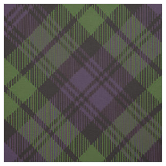 Lila u. grüner Tartan Stoff