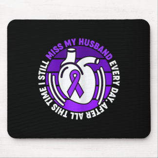 Lila Überdosierung von Ribbon Aufmerksamkeit Miss Mousepad