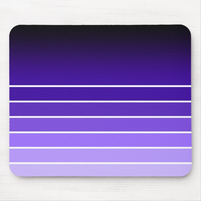lila Uhr Mousepad (Vorne)