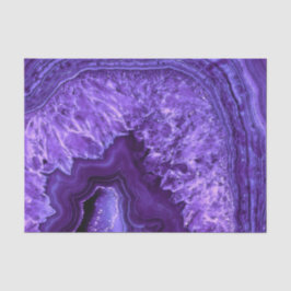 Lila Ultra Violett Agate Mineral Gemstone Seidenpapier