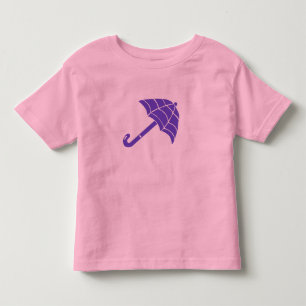 Lila Umbrella-Kleinkind-T - Shirt