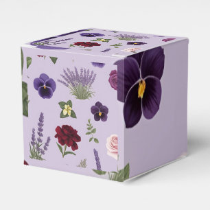 Lila und andere Farbe Muster Geschenkschachtel
