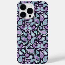 LILA- UND AQUA-PAISLEY-MUSTER Case-Mate iPhone 14 PRO MAX HÜLLE