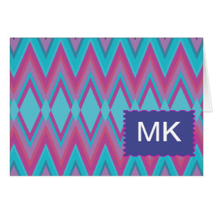 Lila und Aqua Stammes-