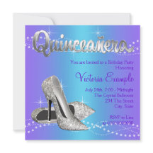 Lila und Aquamarine Blue Quinceanera