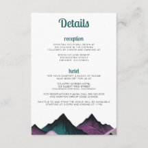 Lila und Aquamarine Hochzeiten