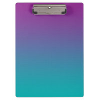 "Lila und aquamarines Ombre"