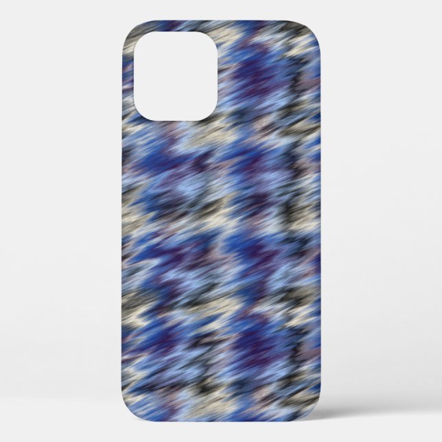 lila und blau abstrakt Case-Mate iPhone hülle (Rückseite)