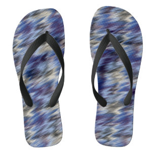 lila und blau abstrakt flip flops