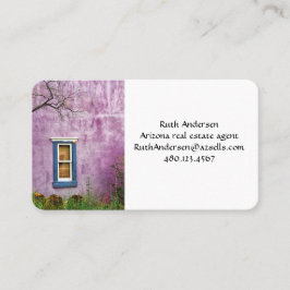 Lila und blau im Südwesten Visitenkarte