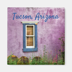Lila und blau in Südwesttucson, Arizona Magnet