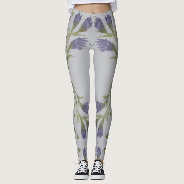 Lila und blau leggings (Vorderseite)
