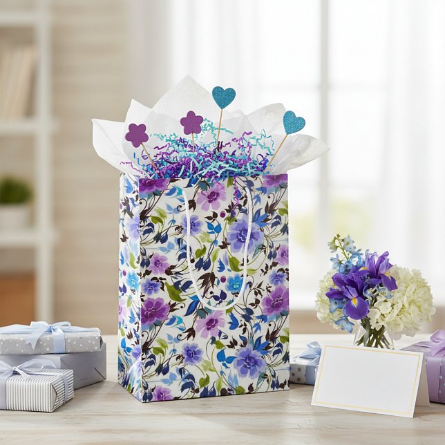 Lila und blau mittlere geschenktüte (Von Creator hochgeladen)