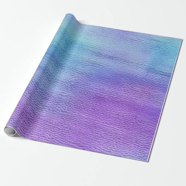 Lila und blau Ombre Geschenkpapier (Ungerollt)