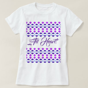 Lila und blau T-Shirt