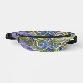 Lila und blau von Lydias Art Sangria Bauchtasche
