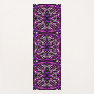 Lila und blaue Gemusterte Yoga Mat Yogamatte