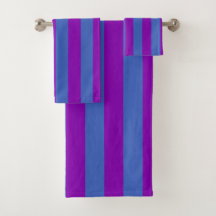 Lila und blaue Streifen