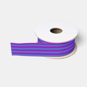 Lila und blaue Streifen Ripsband