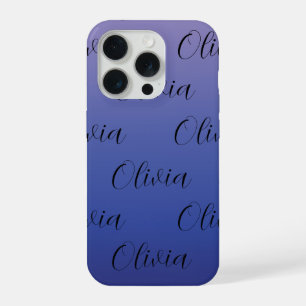 Lila- und Blaugradient iPhone 15 Pro Hülle