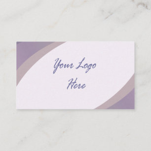 Lila und Blue Beruflich Business Card Visitenkarte