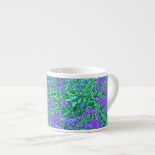 "LILA und BLUE FLORAL (FOTOG) EXPRESSO CUP Espressotasse