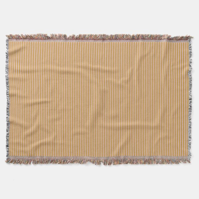 Lila und braune Streifen Decke (Vorderseite)