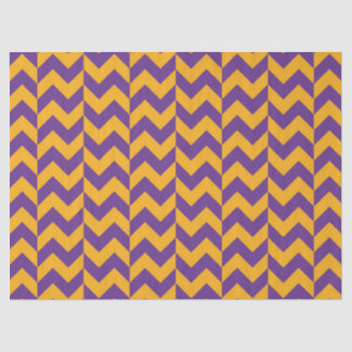 Lila und gelb Zickzack Zigzag Seidenpapier