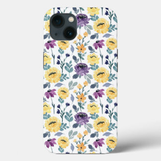 Lila und gelbe Blume Case-Mate iPhone Hülle