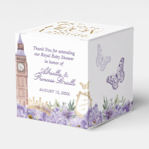 Lila und Gold einmal auf einmal Prinzessin Geschenkschachtel