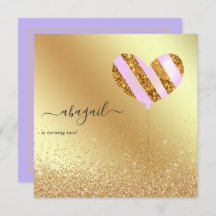 Lila und Gold Geburtstagsparty