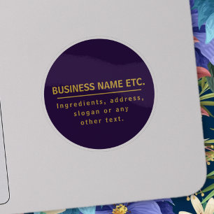 Lila- und Gold-Mehrzweck Aufkleber