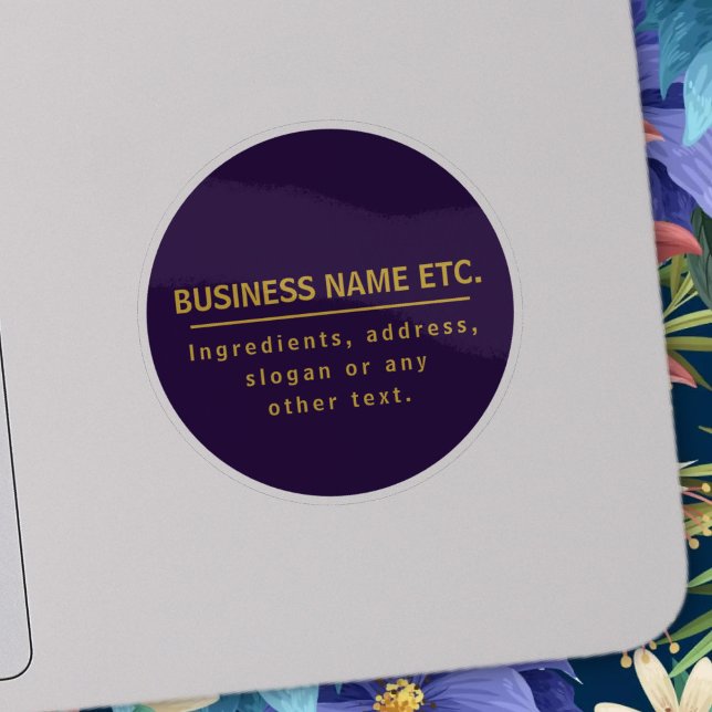 Lila- und Gold-Mehrzweck Aufkleber (Von Creator hochgeladen)