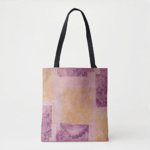 Lila und Gold Quadrat-Design