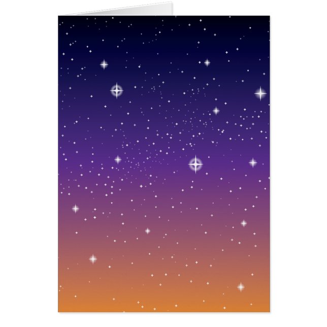 Lila und Gold Starry Sunset Sky (Vorne)