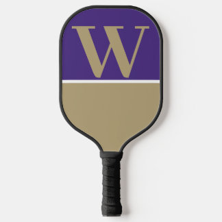 Lila- und Gold-Uni-Monogram-Paddel Pickleball Schläger