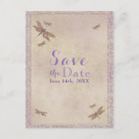 Lila- und Golddrachenfliege Save the Date