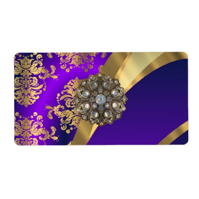 Lila und goldene Damasse (Vorne)