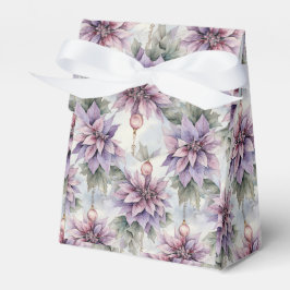 Lila und goldene Eleganz Geschenkschachtel