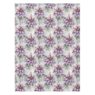 Lila und goldene Eleganz Tischdecke